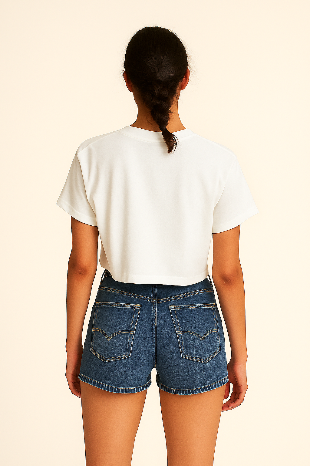 Martini Mood Croptop – Aesthetic Graphic Tee for Women | Cute Summer Crop Top