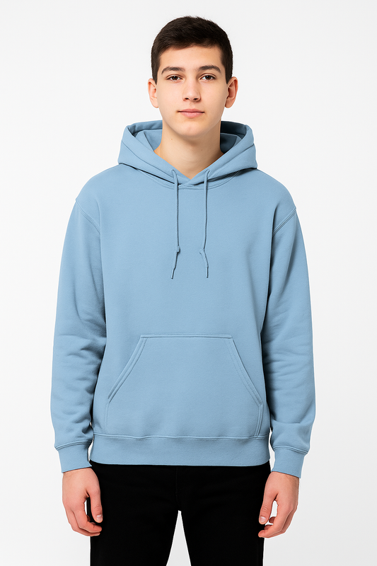 Eyes of the Wilderness – Blue Wolf Graphic Hoodie